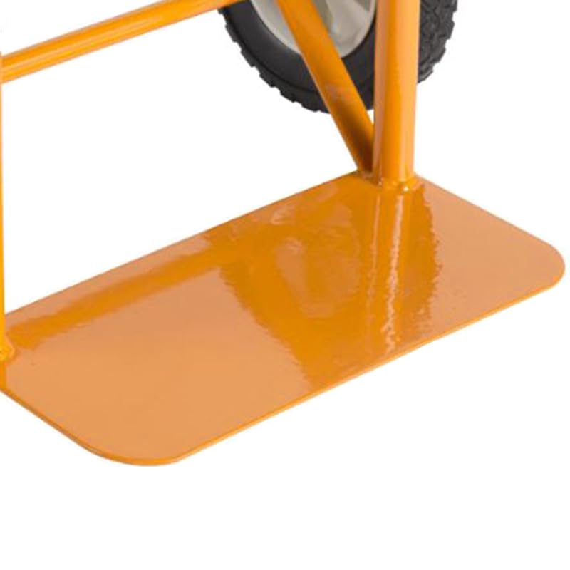 Virsus Carrello Portapacchi Professionale GIALLO 3417, misura 55x35x113 cm, con Maniglie di Sicurezza e 2 Ruote Pneumatiche, Montacarichi per trasporto di carichi pesanti, Portata Massima 200 Kg