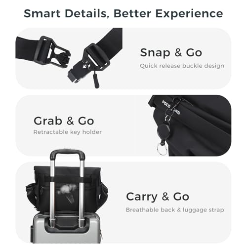 Bolso cruzado impermeable para laptop de 13 pulgadas miniatura 6