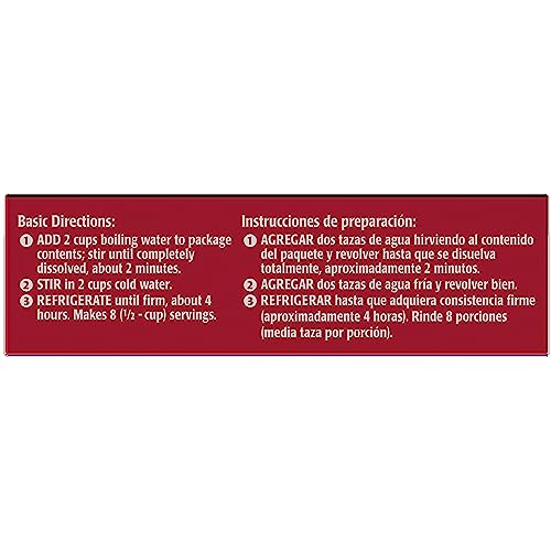 Royal Bilingual Gelatin, Fat Free Dessert Mix, Strawberry ,2.8 Ounce (Pack of 12)