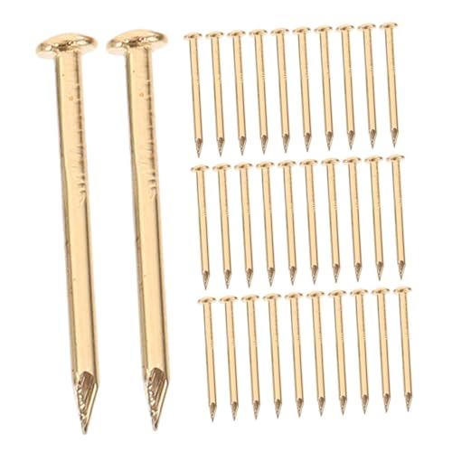 Clavos de cobre OSALADI 800 piezas para colgar cuadros y fijar muebles miniatura 7