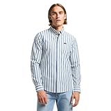 Composition : 100 % coton Lee Button Down T-Shirt, Orion Stripe, M Hommes