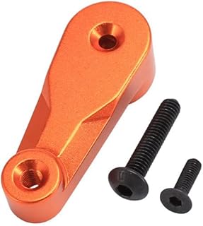 C32217ORANGE Alloy Machined Steering Servo Horn for Axial SCX6