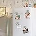 VNDUEEY 20 Pack Fridge Magnets Refrigerator Magnets Strong Magnetic Clips, Magnet Clips Heavy Duty, Whiteboard Magnet Magnetic Paper Clips for Home, School, Office, Teaching, Locker (Silver)