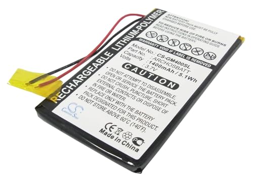 VINTRONS 1400mAh Battery for Archos Gmini 400, Gmini 402, AV