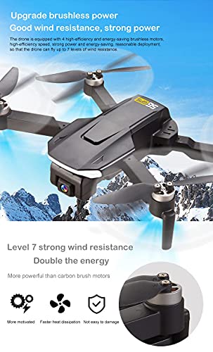 Ficha técnica Foldable GPS Drone with 6K HD Camera WiFi FPV Drones for Adults Brushless Motor Quadcopter Smart Follow Gestures to Take Pictures - Fernando Cortés