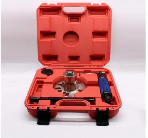 Hydraulic Wheel Hub Puller, 10T Hydraulic Wheel Hub Tool Hydraulic Drive Shaft Extractor Puller, Hydraulic Drive Shaft Extractor Hydraulic Wheel Hub Puller Assembly Disassembly Tool, Red