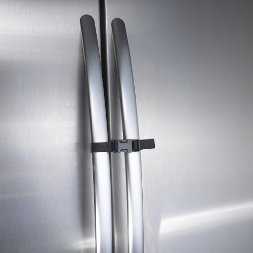 Parent Units Double Door Fridge Guard, Black Strap