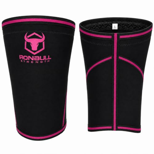 Iron Bull Strength Knee Sleeves 7mm 1 Pair - Compression Brace & Knee Sleeve For Weightlifting Powerlifting & Cross Training - Knee Support for Squats - Men & Women product thumbnail 13