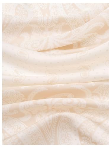 SHENHE Women's Silky Paisley Print Hair Bandana Square Head Scarf Neck Kerchief Hair Wrap4