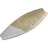 CENTRO CERÁMICA 44,5CM BLANCO/DORADO 44,5X15,5X6CM