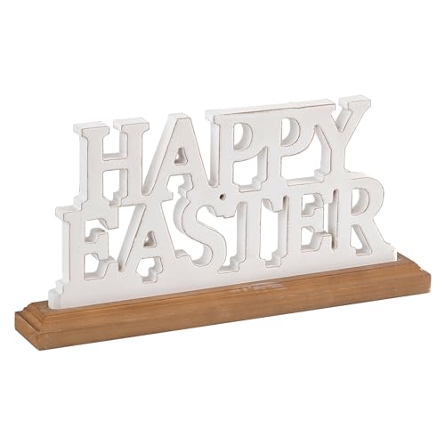 Panneau de Pâques haut de gamme déco bois de table - 2