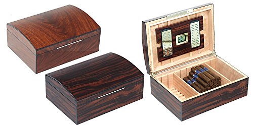 Humidor Lubinski Q2188 cave cigare hygromètre numérique boîte humidificateur