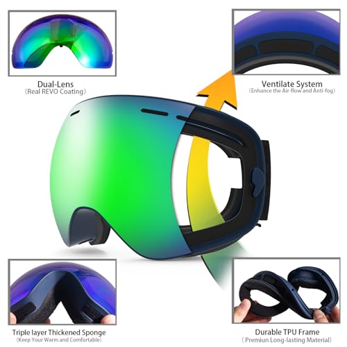 Lunettes de ski Juli anti-buée : la solution pour le ski et la motoneige