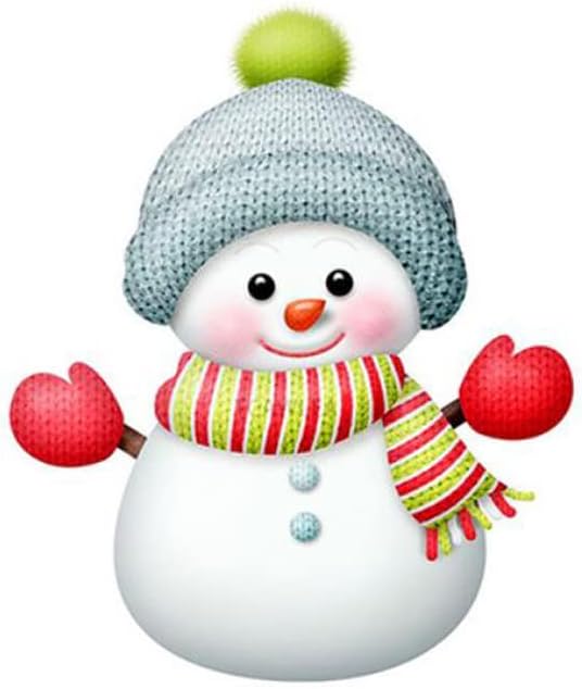 Miniatura 2 de Troqueles de metal de muñeco de nieve de invierno de Navidad, lindo muñeco de nieve de corte de metal, plantillas de corte de metal, plantillas de