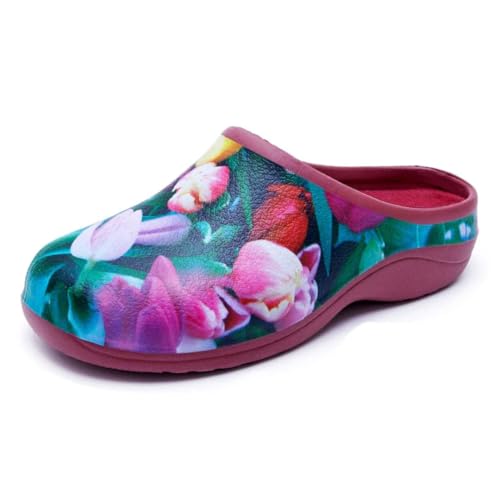 Image of Backdoorshoes Waterproof Premium Garden Clog Shoes for Women with Arch Support