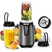 TECKNET 1000W Smoothie Maker mit 2x600ml Tragbare Becher