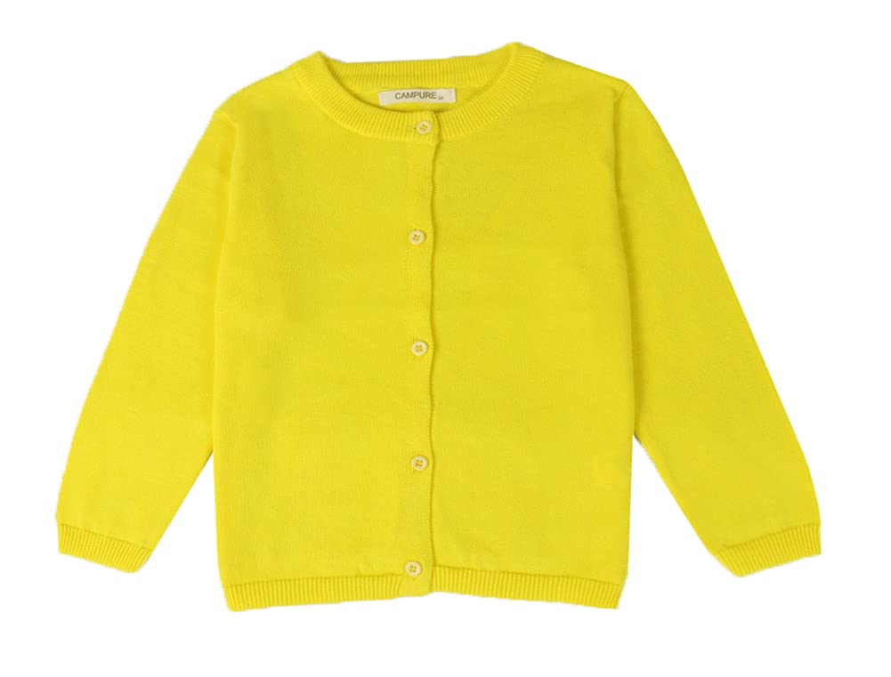 Baby Girls Cotton Cardigans Long Sleeve Crewneck Cardigan Sweater Little Girl Button Sweaters Uniform