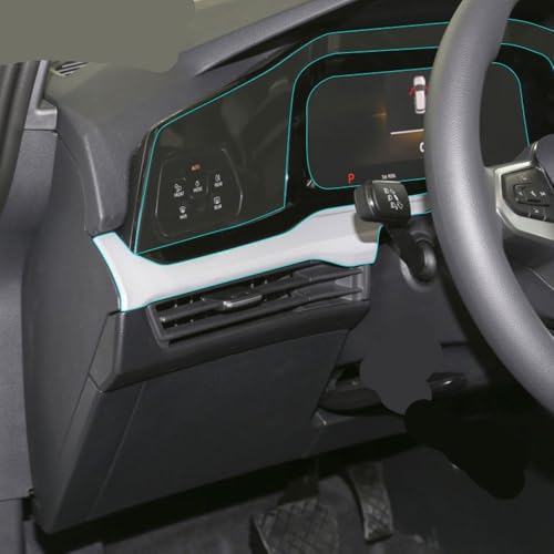 Protecteur d'écran navigation anti-traces pour console centrale Golf 8 MK8 - 4