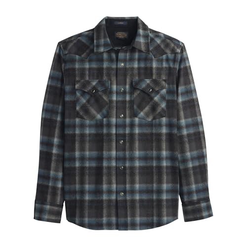 Amazon.com: Pendleton Canyon Men's Flannel Shirt, Long Sleeve Wool