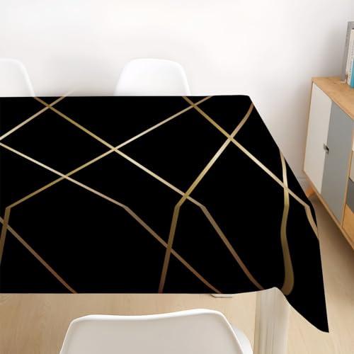 Nappe imperméable haut de gamme polyester motif géométrique chic