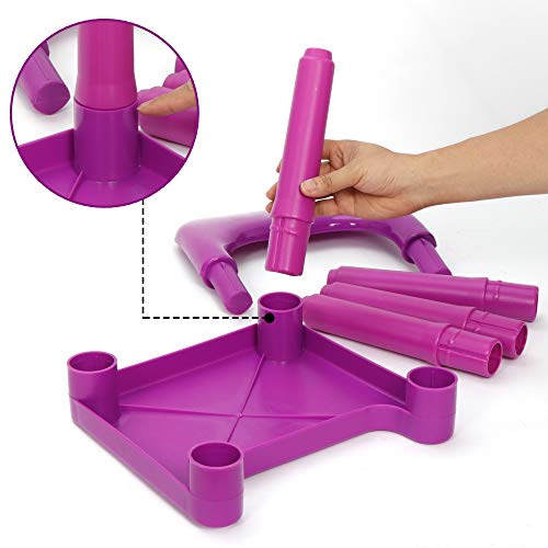 Zeny Kids Plastic Table And 4 Chairs Set thumb #6
