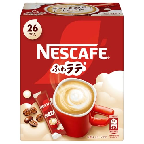 ネスカフェ エクセラ ふわラテ 26P×12箱|珈琲 インスタント スティック コーヒー ラテ カフェ ネスレ [1657]
