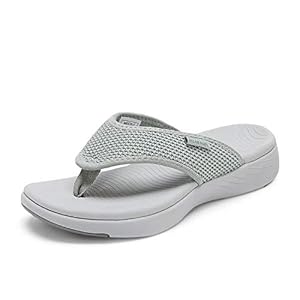 DREAM PAIRS Women’s Arch Support Soft Cushion Flip Flops Thong Sandals