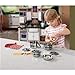 Step2 Cooking Essentials 10-Piece Stainless Steel Pots & Pans Set | Durable Play Kitchen Accessories Set | Realistic Toy Pots & Pans