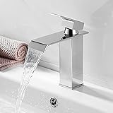 🌠Diseño Cascada: El diseño está inspirado en la naturaleza, diseño de salida de agua especial para evitar salpicaduras. Estilo moderno, apariencia hermosa, resalta el gusto de tu hogar. No solo un grifo, sino también una obra de arte.