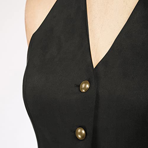 Belle Poque Vrouwen 50s Halter V-hals Vest Retro Vintage Pak Vest 2229 - Image 4