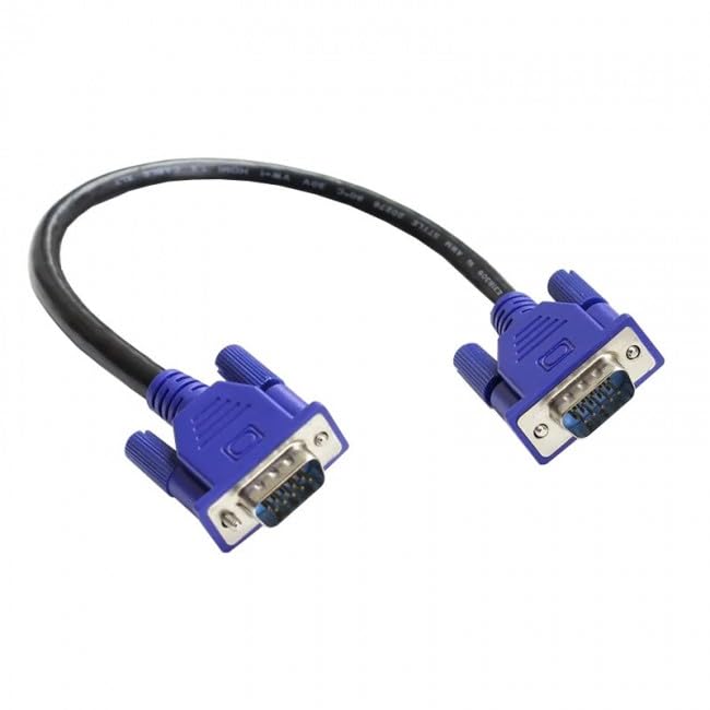 50 cm vga kablo kısa vga kablo erkek erkek yarım metre vga kablo