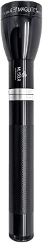 Maglite, Rechargeable LED Flashlight, System 3, 120 Volt AC Converter, Black
