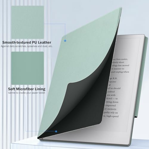 Image of MoKo Case for Remarkable 2 Tablet 10.3 inch with Pen Holder, Light Green