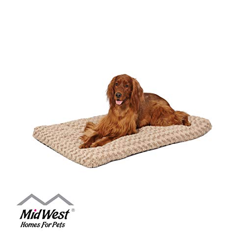 Plush Dog Bed | Ombré Swirl Dog Bed & Cat Bed | Mocha