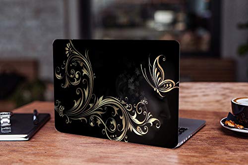 Image of GalaxsiaTM Butterfly D4 Vinyl Laptop Skin /Sticker /Cover /Decal Compatible for Any 15 inch-15.6 inch Inches Laptop (Hp /Dell /Sony /Acer /Lenovo /Asus. Etc) Or Notebook.