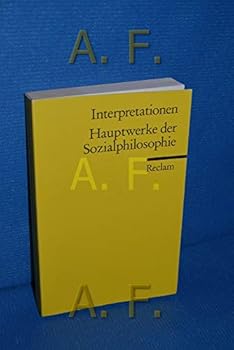 Paperback Hauptwerke der Sozialphilosophie. Interpretationen. [German] Book