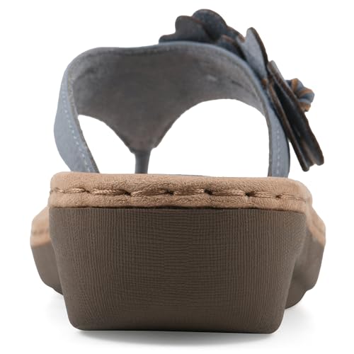 Image of Cliffs by White Mountain Women's Cushioned Cassilia Floral Sandal