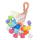 Gogogmee 20 Stück Kinder Zähne Kasten Milchzahndose Aufbewahrungsbox Bärenform Kunststoff Unvergessliche Erinnerungen das Wachstum Geburtstag (Zufällige Farbe)