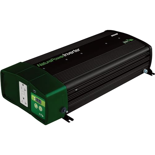 Nature Power 2000-Watt Pure Sine Wave Inverter with 55-Amp Inverter Charger