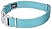 Premium Nylon Dog Collar with Metal Buckle for Small Medium Large Breeds (Large, 1 Inch, Ocean Blue)