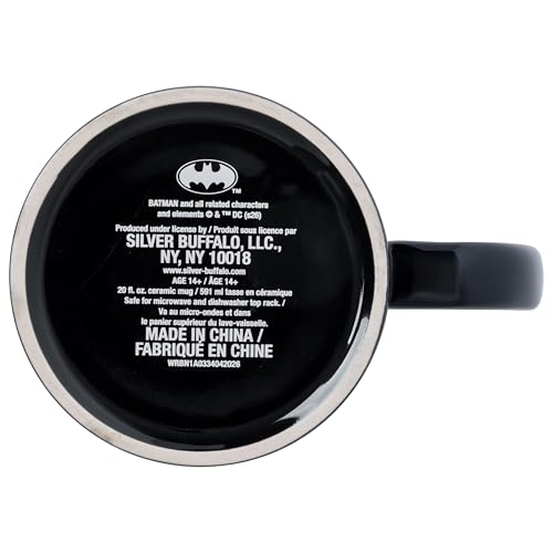 Taza de cerámica Batman 20oz Silver Buffalo miniatura 4