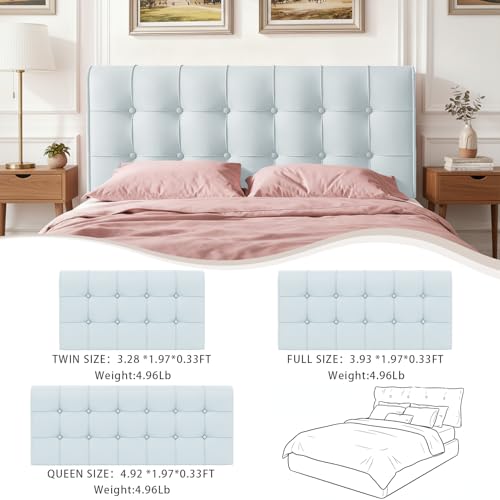 50% Off Twin Headboard with Tool-Free Installation & Side Pockets - Image 3