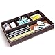 KINGFOM™ Leder Stiftablagen (Braun)