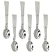 Maydahui Folding Spoon and Fork SUS 304 Stainless Steel Portable for Thermos and Travel (Pack of 6)