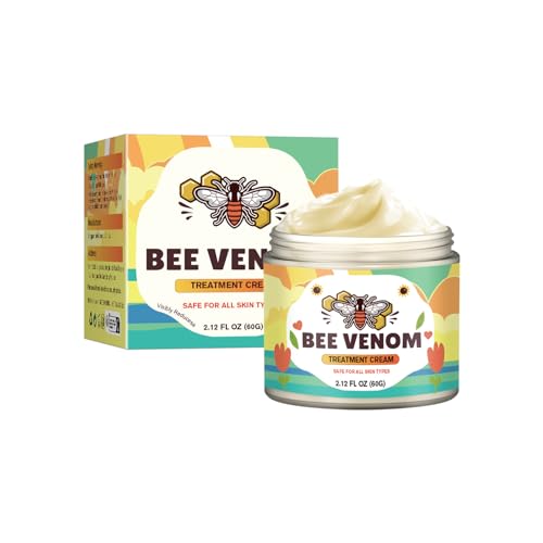 Bee Venom Cream, Bienengift Hautpflegecreme, Bienengift Hautregenerationscreme, Feuchtigkeitsversorgung und Straffung der Haut, Bienengift Creme für alle Hauttypen(60G)