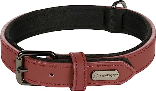 Flamingo Dog Collar With neoprene Binti Red S/M 31-39cm 20mm