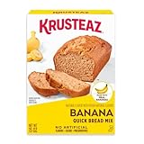 Krusteaz Banana Quick Bread Mix, Made with Real Bananas, 15.0 oz Boxes (Pack of 12)
