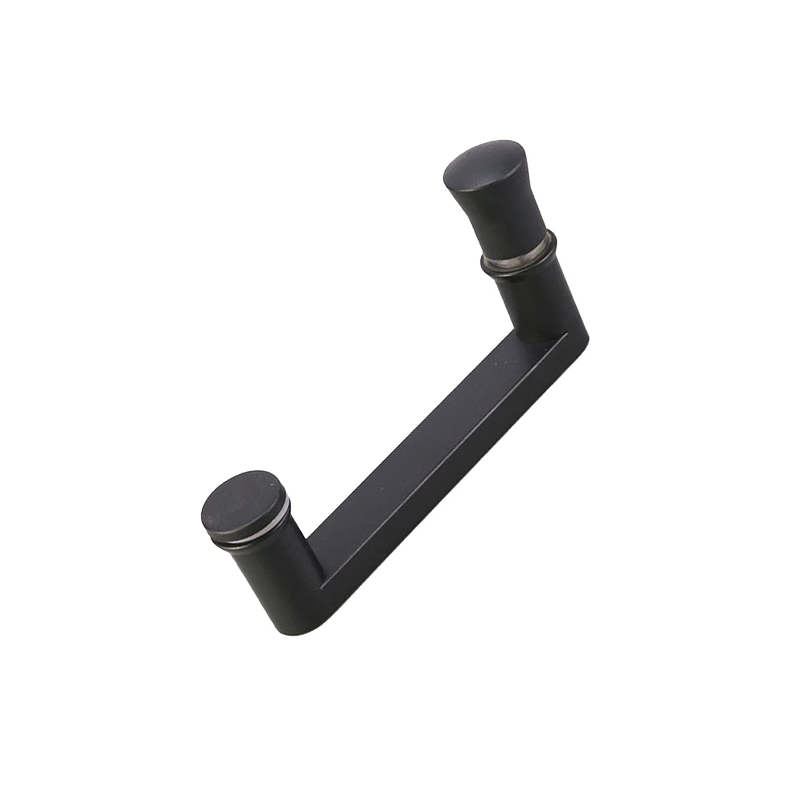 Mtadsbkfp Black Centres Shower Door Handle, Interior Shower Glass Door Push Pull Handle Stainless Steel 145Mm