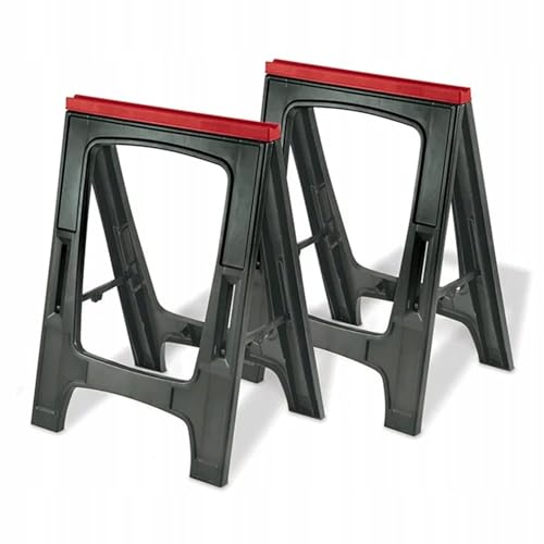 Chevalet de sciage pliable Keter 58,4 cm tréteau de travail rétractable