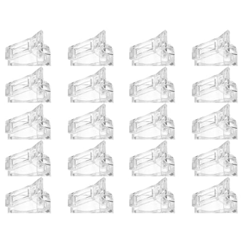 Clips para uñas 20 piezas para manicura y arte acrílico miniatura 1